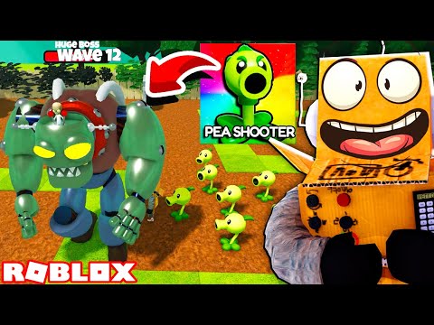 Видео: РАСТЕНИЯ ПРОТИВ АРМИИ ЗОМБИ ТОВЕР ДЕФЕНС! ROBLOX Garden Defense