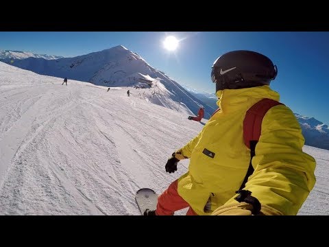 Видео: Явор 2 от первого лица - лучшая трасса на склоне Роза Хутор - Горнолыжный курорт в Сочи