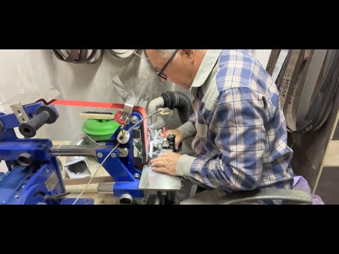 Видео: Изготовление клинка на нож Ворон.