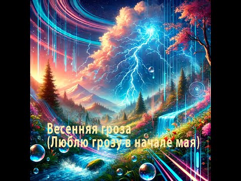 Видео: Весенняя гроза Люблю грозу в начале мая Suno AI, Trance