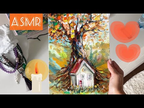 Видео: АСМР/ASMR Обзор осенней миниатюры /шепот/тэппинг
