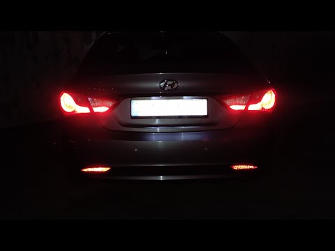 Видео: Доработка задних фонарей Hyundai Sonata YF America Alabama  TUNING  revision of the rear lights