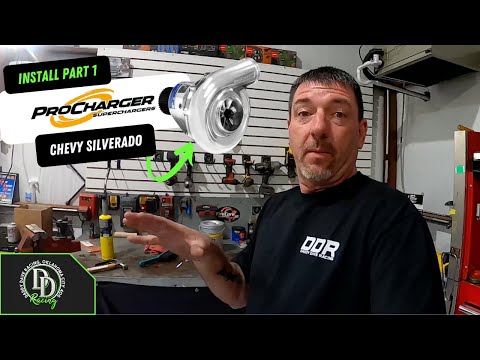 Видео: Установка Procharger на мой Chevy Silverado! Часть 1 | Daddy Dave Racing