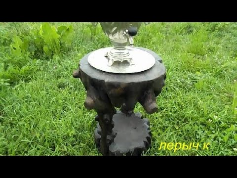 Видео: Лесная мебель ( прикроватный столик)