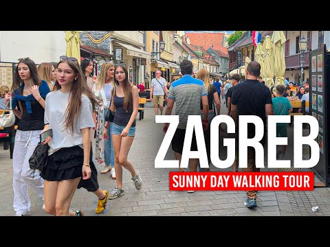 Видео: ЗАГРЕБ, Хорватия 🇭🇷 Почему сюда приезжает так мало людей? | Прогулка 4K