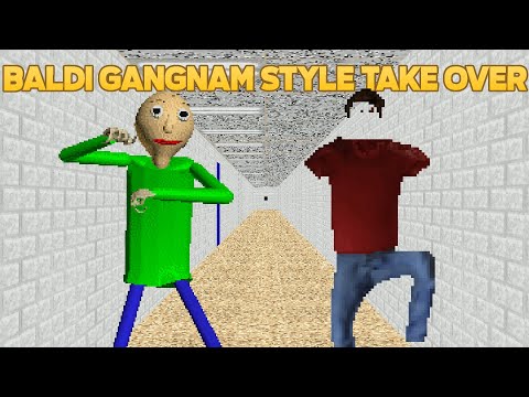 Видео: Также Null 💀 | Baldi's Basics Gangnam Style Takeover [Мод Baldi's Basics]