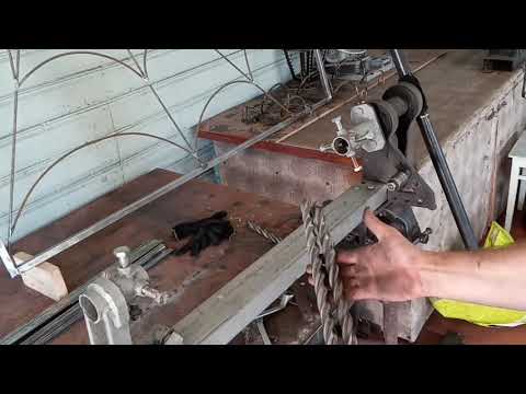 Видео: Торсион из проф. трубы 15*15мм..