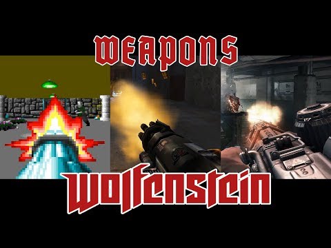 Видео: Все оружие Wolfenstein (1992 - 2017)