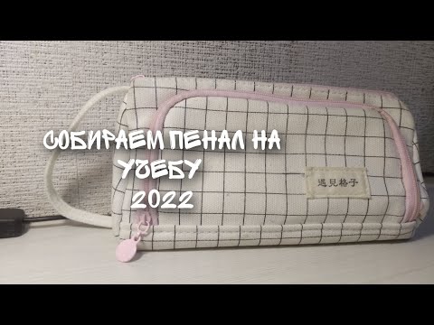 Видео: Собираем пенал на учебу 2022
