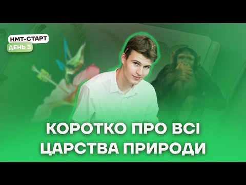 Видео: Коротко про всі царства природи для НМТ | Біологія НМТ 2024