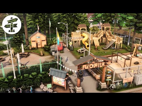 Видео: Приключения ждут на игровой площадке 🪂 | The Sims 4 — Скоростное строительство (БЕЗ CC)