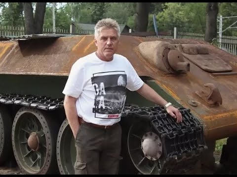 Видео: За 10 лет он восстановил 30 погибших советских танков. Немецкие не восстанавливает принципиально