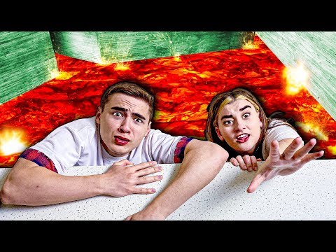 Видео: ЭКСТРЕМАЛЬНЫЙ ПОЛ ЭТО ЛАВА ЧЕЛЛЕНДЖ !