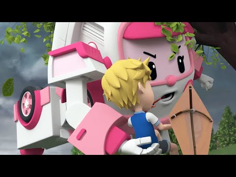 Видео: 🚑 РОБОКАР ПОЛИ - Будьте осторожны, когда дует сильный ветер (2 серия) 🚒 Уроки безопасности с Эмбер