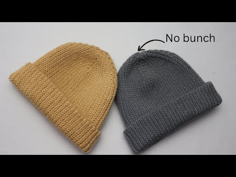 Видео: Невероятно!! Это вязание крючком, а не спицами. | Мастер-класс по вязанию шапочки-бини, имитирующ...