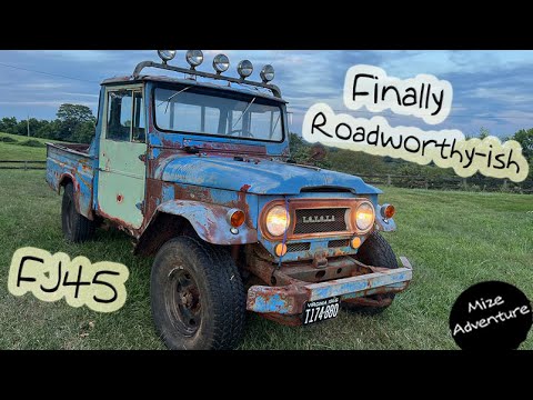 Видео: Я купил худший Toyota Land Cruiser FJ45 в США — ему нужно абсолютно всё. PT-3: Дорожный тест