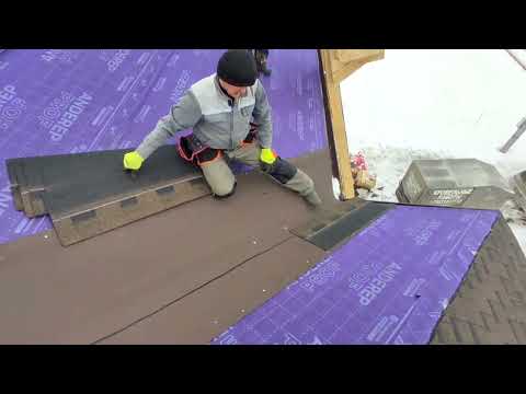 Видео: Калифорнийская ендовая. Весь процесс монтажа в одном видео...