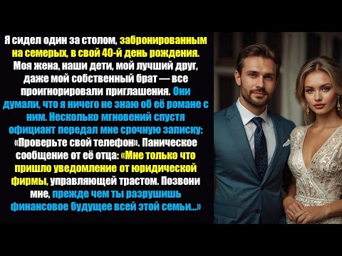 Видео: День рождения в одиночестве, пока они скрывали ее роман — сообщение отца о доверии изменило все.