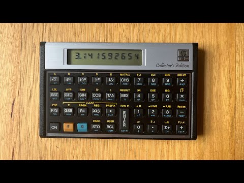 Видео: Обзор коллекционного издания HP 15C