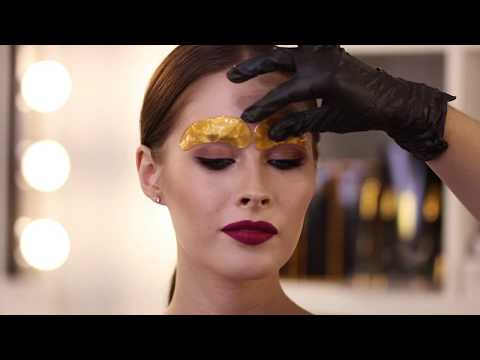 Видео: Окрашивание бровей хной - SPA для Бровей Glossy Gold. Окрашивание бровей хной.
