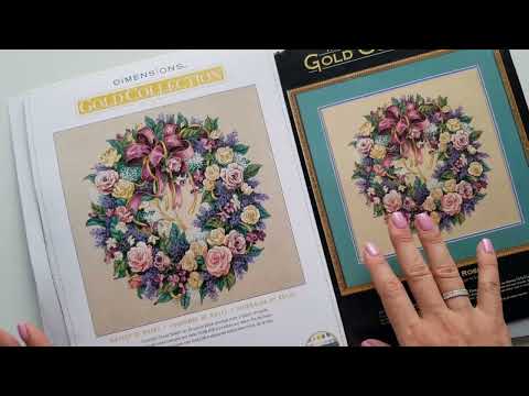 Видео: Wreath of roses - порівняння американського і китайського наборів