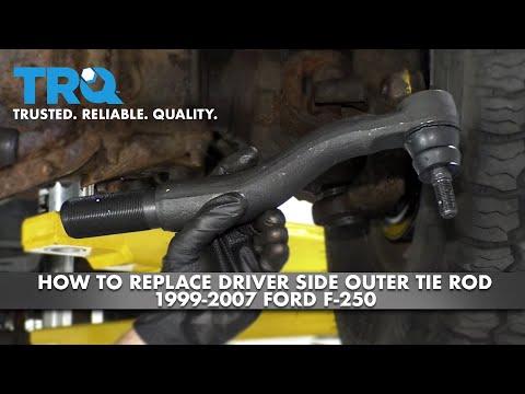 Видео: Как заменить наружную рулевую тягу со стороны водителя на Ford F-250 1999-2007 гг.