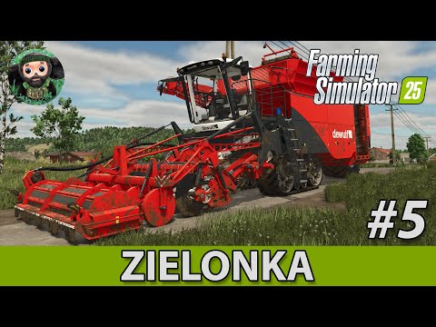 Видео: FS 25 : Zielonka #5 | FENDT IDEAL 10Т | Агромаш Руслан | Dewulf Kwatro