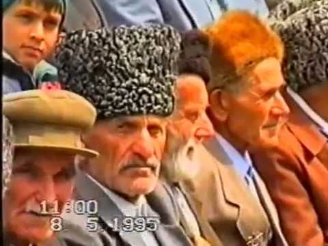 Видео: Открытие памятника в с  Алмак 1995 г Казбековский район