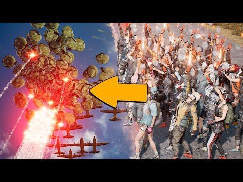 Видео: ЧТО БУДЕТ ЕСЛИ ЗАПУСТИТЬ 200 РАКЕТНИЦ?! - PUBG
