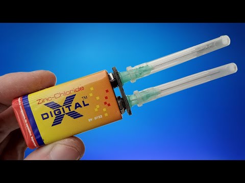 Видео: КАК из батарейки КРОНА сделать защиту для ГАРАЖА