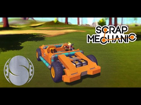 Видео: Автомобиль с коробкой передач в Scrap Mechanic