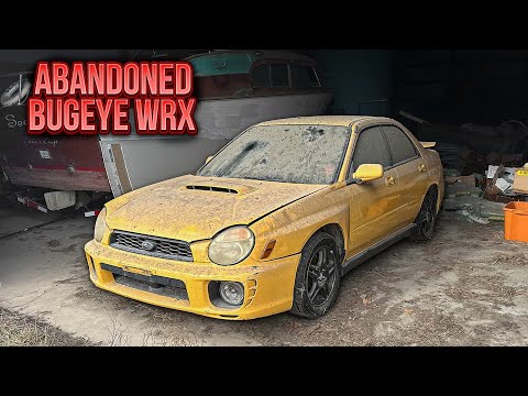 Видео: Первая мойка за 7 лет: Subaru WRX Bugeye брошен в сарае! | Детейлинг и реставрация автомобилей