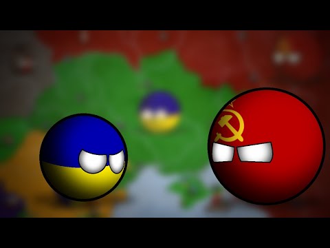 Видео: Ukrainian state | Countryballs | #3 Боротьба