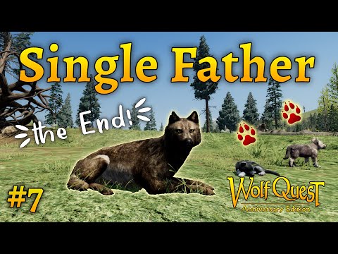 Видео: Конец испытания отца-одиночки 💛 Новое начало для Амбера 🐺 WolfQuest Saga #7