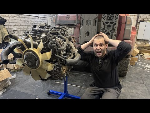 Видео: Nissan Patrol Y61- cвап ZD30 Ddti на ZD30 Common Rail - Часть 1