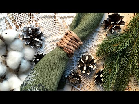 Видео: Кольца для салфеток. Мастер-класс