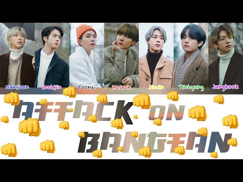 Видео: BTS (방탄소년단) - ATTACK ON BANGTAN (ColorCodedLyrics|ПЕРЕВОД НА РУССКИЙ|КИРИЛЛИЗАЦИЯ) FF2COLORCODED