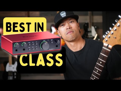 Видео: Focusrite Scarlett 2i2 4-го поколения / Запись ГИТАРЫ!