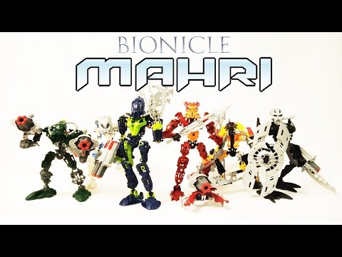Видео: Обзор на BIONICLE - Тоа Мари/Toa Mahri (8910-8915)