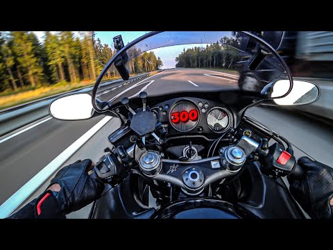 Видео: Honda Blackbird - 300 км/ч с КОМФОРТОМ