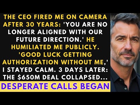 Видео: Меня уволили на глазах у всех через 30 лет — слияние стоимостью 650 миллионов долларов рухнуло за...
