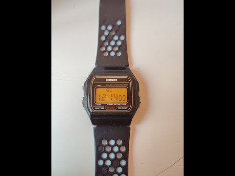 Видео: Skmei 1412  или casio f91w.Часы работают с 2018 по 2024.Меняем батарейку CR2016