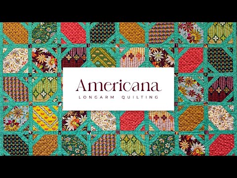Видео: Мастер-класс по лоскутному шитью с мозаикой из булыжника — Americana Quilting