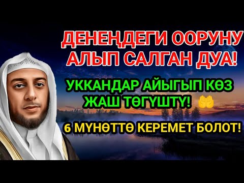 Видео: Күчтүү дуба денеңдеги ооруну чыгарып таштайт! 6 мүнөттө айыгуу келет!🤲