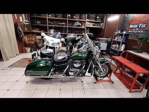 Видео: Kawasaki VN1500 Tourer - Ремонт коробки