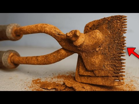 Видео: Реставрация 100-летних ножниц для стрижки овец — результат вас поразит!