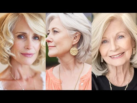Видео: Стрижка для женщин 50+, 60+ и 70+ — женская стрижка