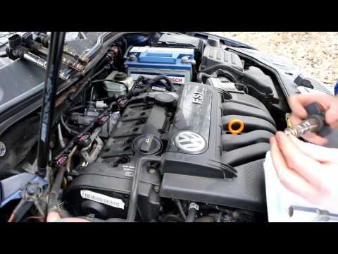 Видео: Меняю свечи и катушку на VW passat B6 2.0 FSI.  Продолжение истории c хорошим концом.