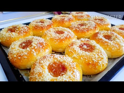 Видео: Булочки как Пух! За уши не оттащишь так ВКУСНО! Съедается так быстро что не успеваешь заметить!