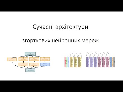 Видео: Л5. Сучасні архітектури згорткових мереж